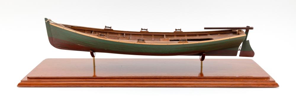 CASED MODEL OF A THAMES RIVER