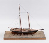 CASED MODEL OF A TWO-MASTED SC