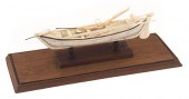 CASED MODEL OF A WHALEBOAT LAT