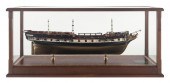 CASED MODEL OF THE FRIGATE "ES