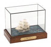 CASED MODEL OF THE H.M.S. "BOU