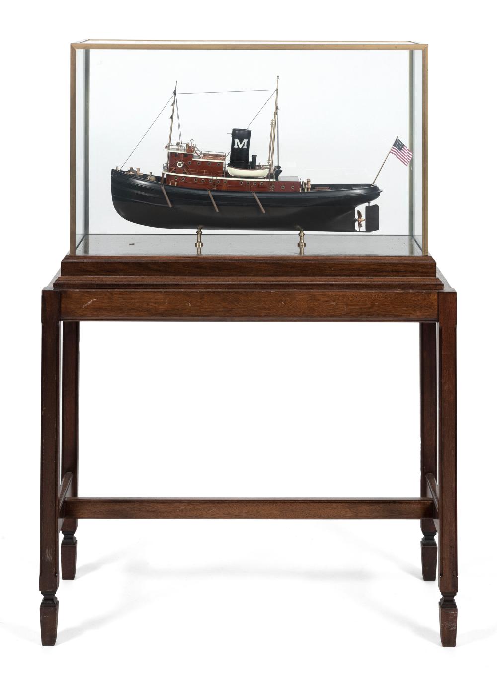 CASED MODEL OF THE NEW YORK