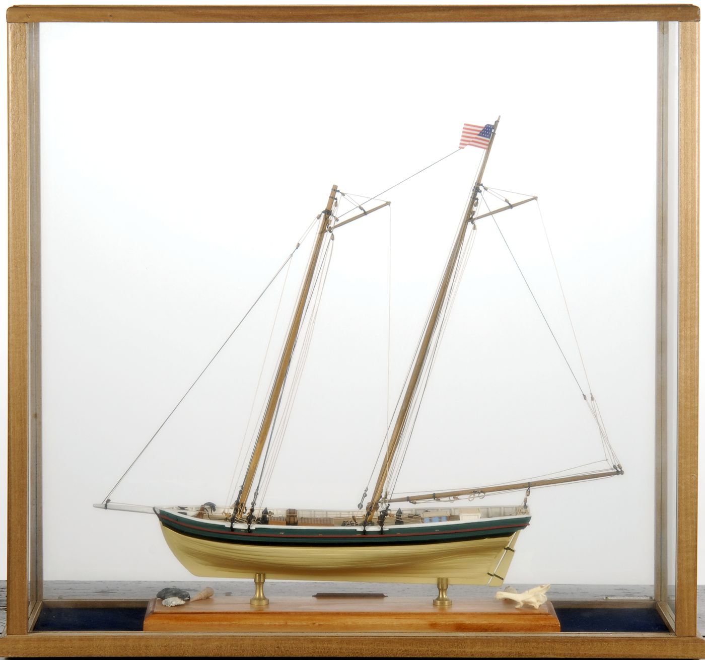 CASED MODEL OF THE SHIP KATY OF