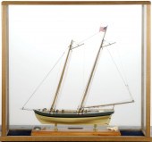 CASED MODEL OF THE SHIP KATY O