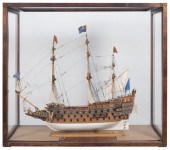 CASED MODEL OF THE SHIP SOVERE