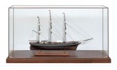 CASED MODEL OF THE SHIP "CUTTY