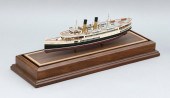 CASED MODEL OF THE STEAMSHIP "