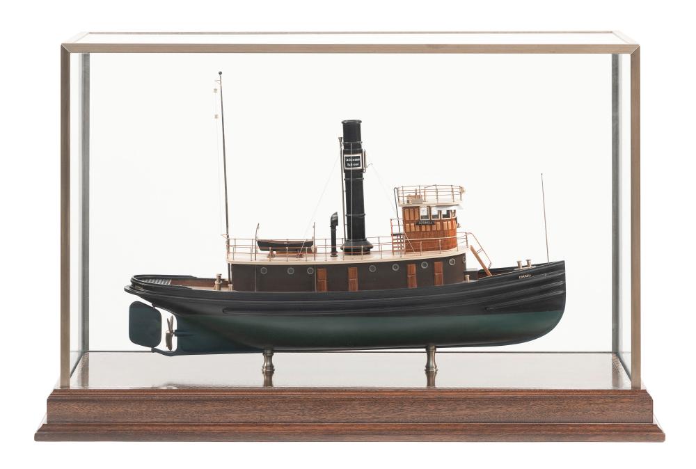 CASED MODEL OF THE TUGBOAT
