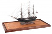 CASED MODEL OF THE U.S.S. "CON