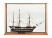 CASED MODEL OF THE U.S.S. CONS