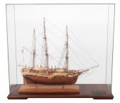 CASED MODEL OF THE WHALER “CHA