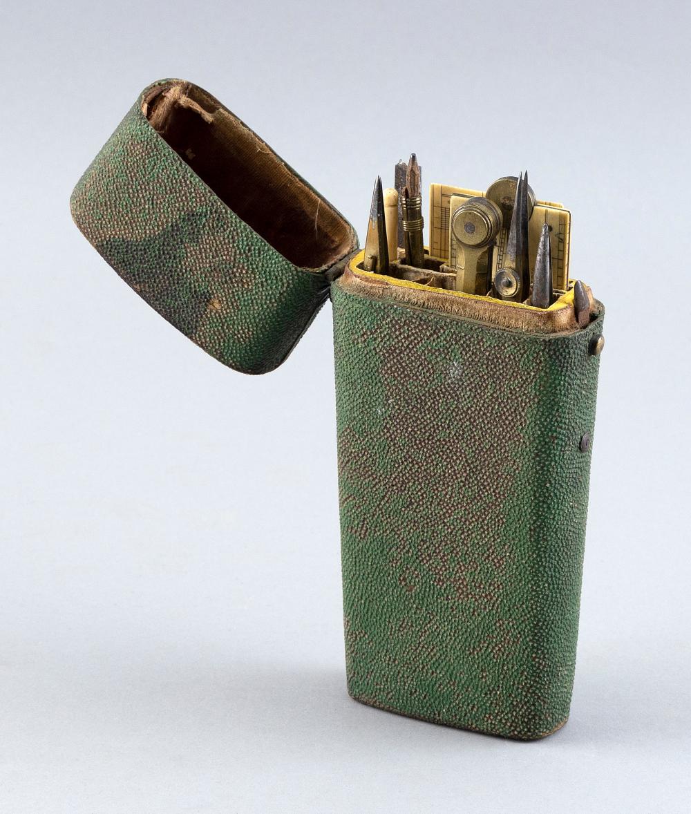 CASED NAVIGATIONAL SET 19TH CENTURY