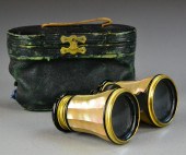 Cased Pair of French MOP Opera