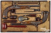 CASED PAIR OF FRENCH PERCUSSIO