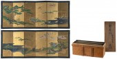CASED PAIR OF JAPANESE HAND-PA