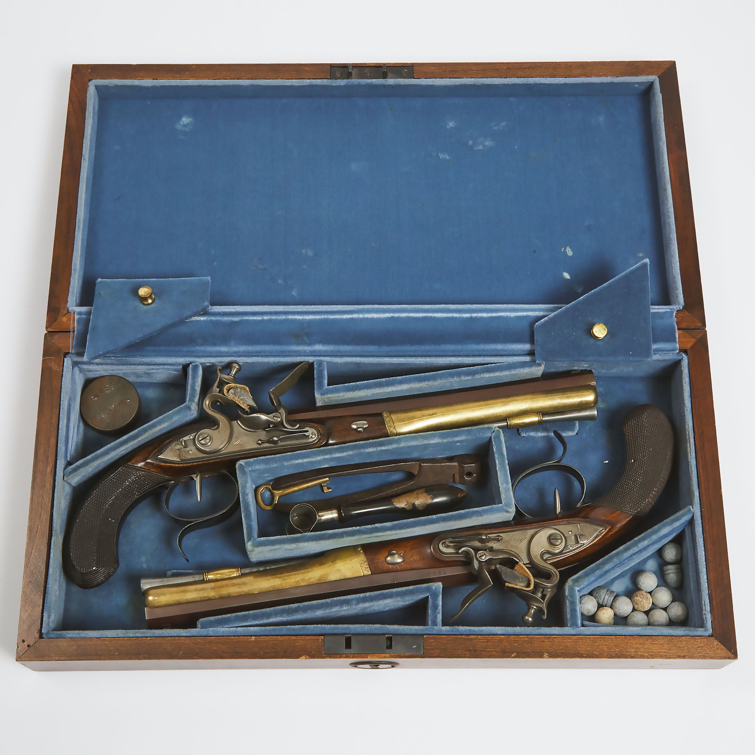 Cased Pair of Replicas of the
