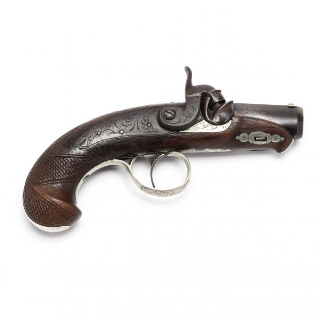 CASED PERCUSSION DERRINGER WITH