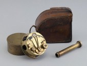 CASED POCKET SEXTANT 19TH CENT