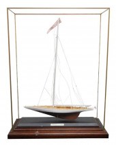 CASED SAILBOAT MODEL "CONSTELL