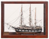 CASED SAILOR-MADE MODEL OF THE
