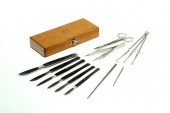 CASED SCALPEL KIT.  A. Boreux