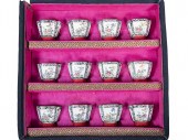 CASED SET OF (12) CHINESE ENAM