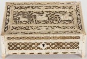 CASED SET OF 140 SCRIMSHAWED I