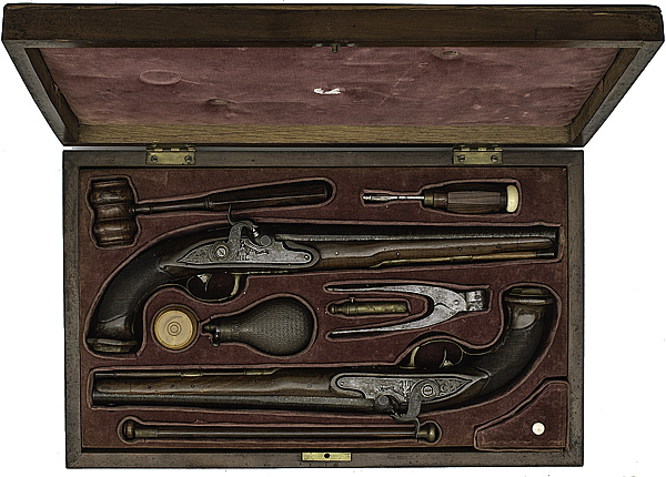Cased Set of Belgian Percussion
