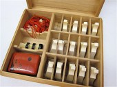 CASED SET OF FOURTEEN BRIDGES