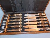 CASED SET OF SCHMIEDEN STAG CU