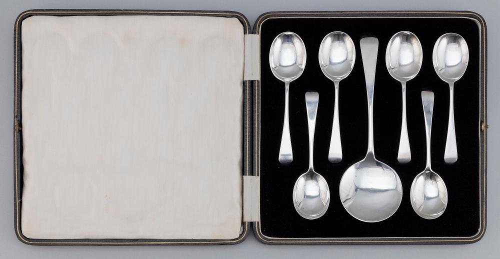 CASED SET OF SEVEN STERLING