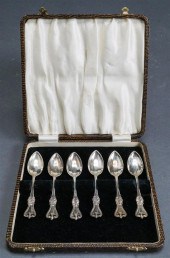 CASED SET OF SIX TOWLE STERLIN