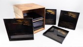CASED SET OF TEN ASSORTED JAPA