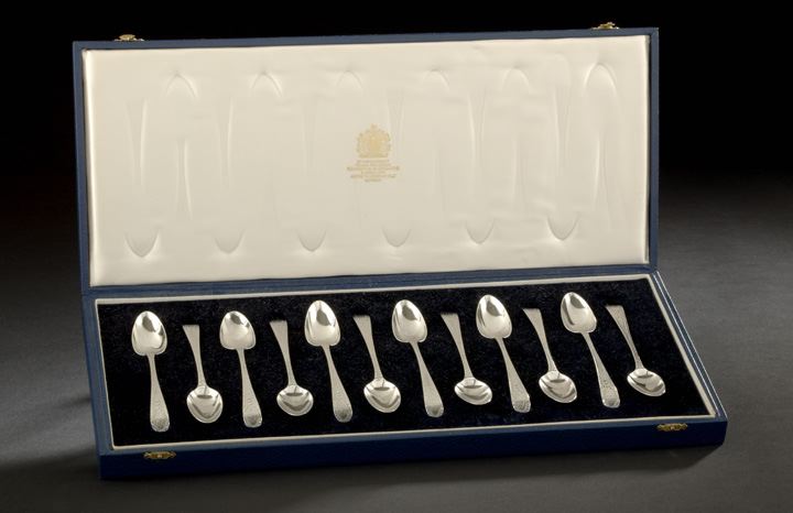 Cased Set of Twelve George III