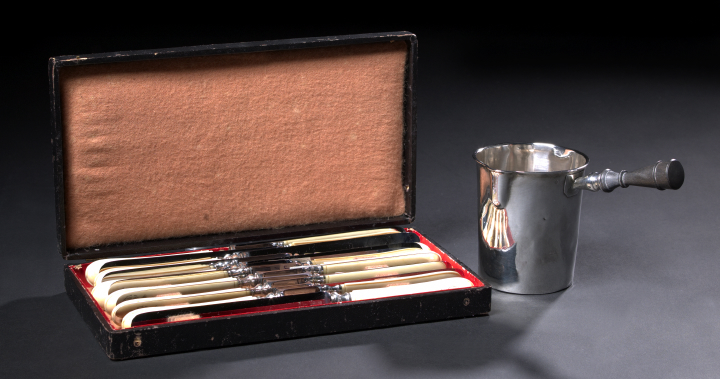Cased Set of Twelve Silvered