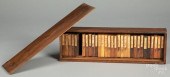 CASED SET OF WOOD SAMPLES, LAT
