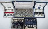 CASED SETS OF SILVER & SILVER-