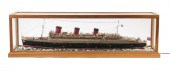 CASED SHIP MODEL OF THE RMS 'Q
