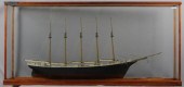 CASED SHIP MODEL OF THE SCHOON