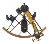 CASED SKELETONIZED SEXTANT LAT