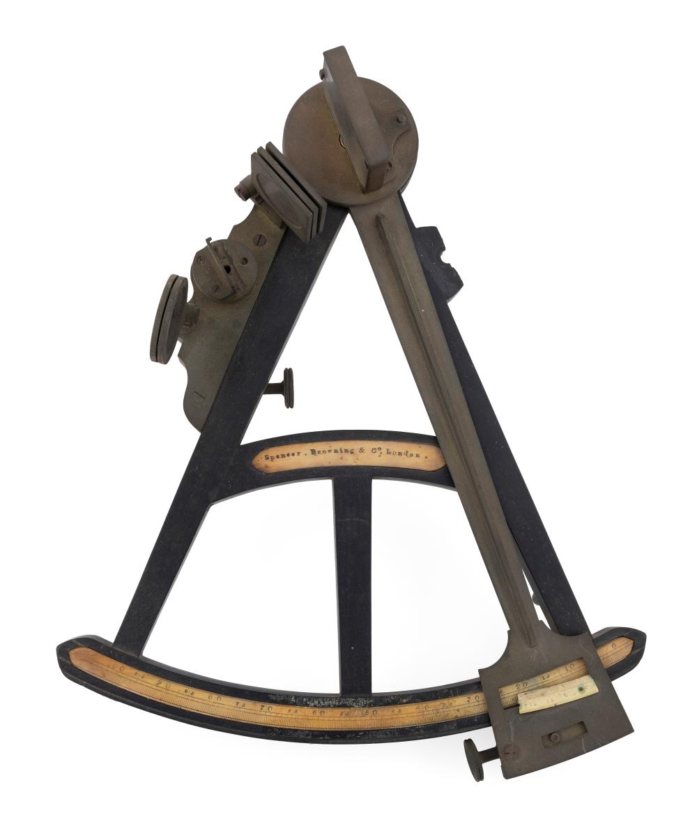 CASED SPENCER BROWNING & CO. OCTANT
