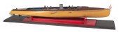 CASED STEAM MODEL OF A RUNABOU