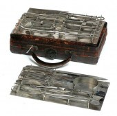 CASED SURGEON'S KIT.  American