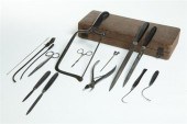 CASED SURGICAL KIT.  Paris  Fr