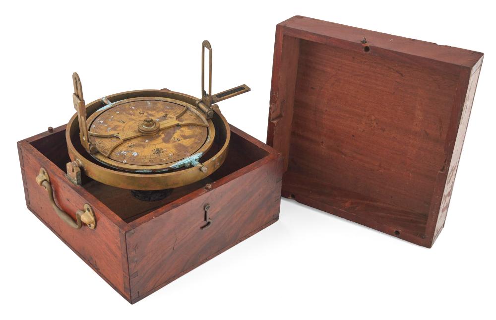 CASED SURVEYOR’S COMPASS LATE