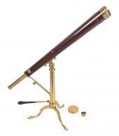 CASED TABLETOP TELESCOPE 19TH