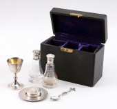 CASED TRAVELING STERLING SILVE