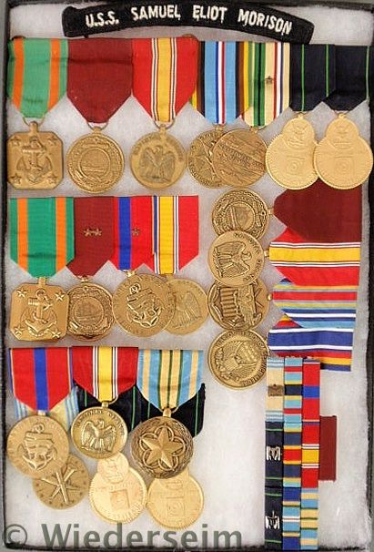 Cased tray of U.S. Navy service