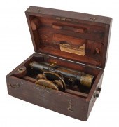 CASED TROUGHTON & SIMMS BRASS