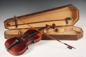 CASED VIOLIN - 19th c Amati Pa